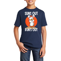 Sun's Out Bun's Out Funny Cool Bunny Basic Youth T-shirt | Artistshot