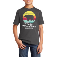 Retro Great Smoky Mountains National Park Tn Bear Basic Youth T-shirt | Artistshot