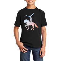 Vaulting Equestrian Sport Horse Basic Youth T-shirt | Artistshot