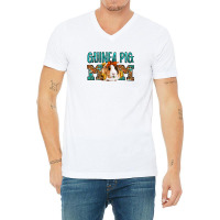 Guinea Pig Mom Mother's Day V-neck Tee | Artistshot