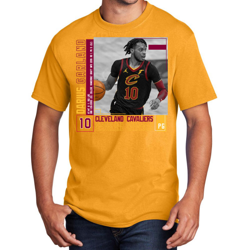 Darius Garland Basketball Edit Poster Cavs Basic T-shirt by JudyRowena | Artistshot