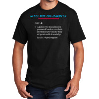 Steel Box Toe Definition T Shirt Basic T-shirt | Artistshot