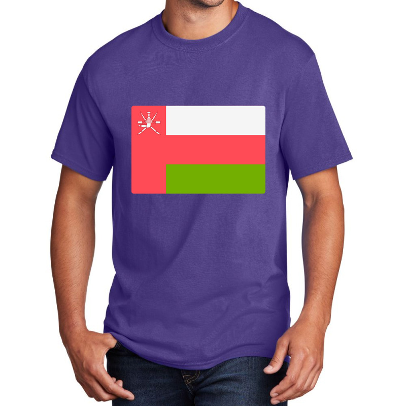 Flag Of Oman Basic T-shirt | Artistshot