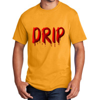 Drippy Red Drippin Letters Streetwear Hip Hop Tees Tops Basic T-shirt | Artistshot