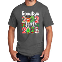 Goodbye 2022 Hello 2023 Happy New Year Christmas Funny Basic T-shirt | Artistshot