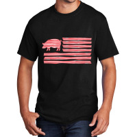 Sweet Salted Smoke Meaty Pig Flag Artwork Bacon Premium Basic T-shirt | Artistshot