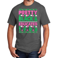 Womens Pretty Black And Educated J15 Founder's Day Aka Women V-neck Basic T-shirt | Artistshot