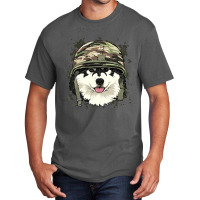 Alaskan Malamute Soldier Veteran Dogarmy Dog Lover 622 Basic T-shirt | Artistshot