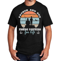 Father And Son Fishing Partners For Life Dad Son Fishing Premium Basic T-shirt | Artistshot