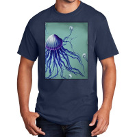 Jellyfish Artwork Digitalart Basic T-shirt | Artistshot