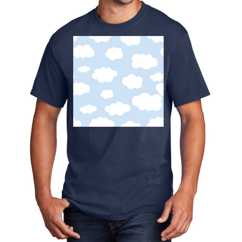 Cute Fluffy Cloud Basic T-shirt by ElaineABernard | Artistshot