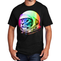 Astronaut Space Cat Basic T-shirt | Artistshot