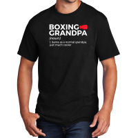 Funny Boxing Grandpa Definition Basic T-shirt | Artistshot