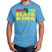 Mens Educated Black King Black History Month Black Lives Matter Basic T-shirt | Artistshot