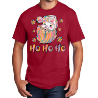 Ho Ho Ho Merry Christmas Tie Dye Colorful Santa Claus T Shirt Basic T-shirt | Artistshot