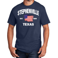 Stephenville Texas Tx Usa Stars & Stripes Vintage Style Premium Basic T-shirt | Artistshot