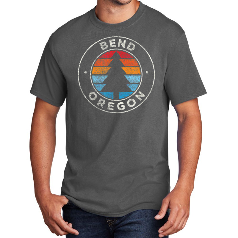 Bend Oregon Or Vintage Retro 70s Basic T-shirt | Artistshot