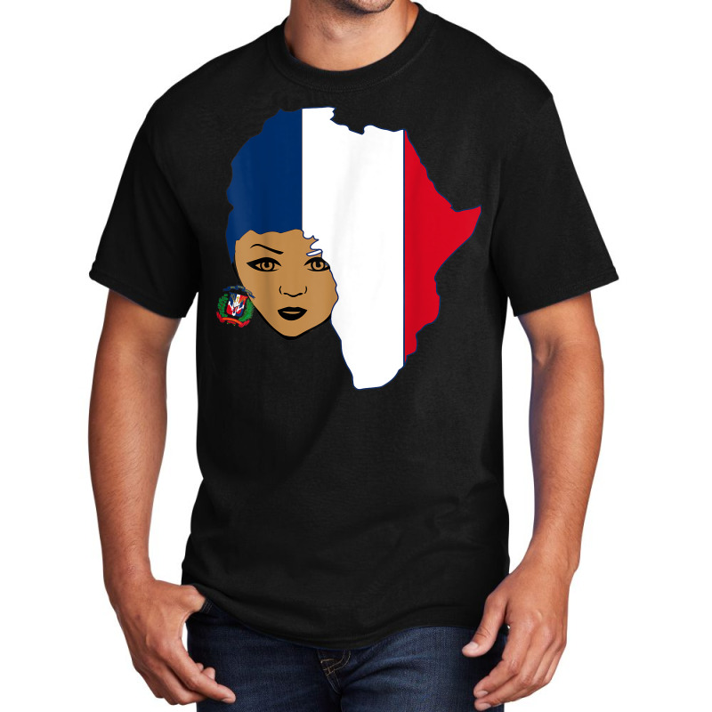 Dominican  Shirt Dominican Republic Afro Latina Basic T-shirt by KYLEEORGE | Artistshot