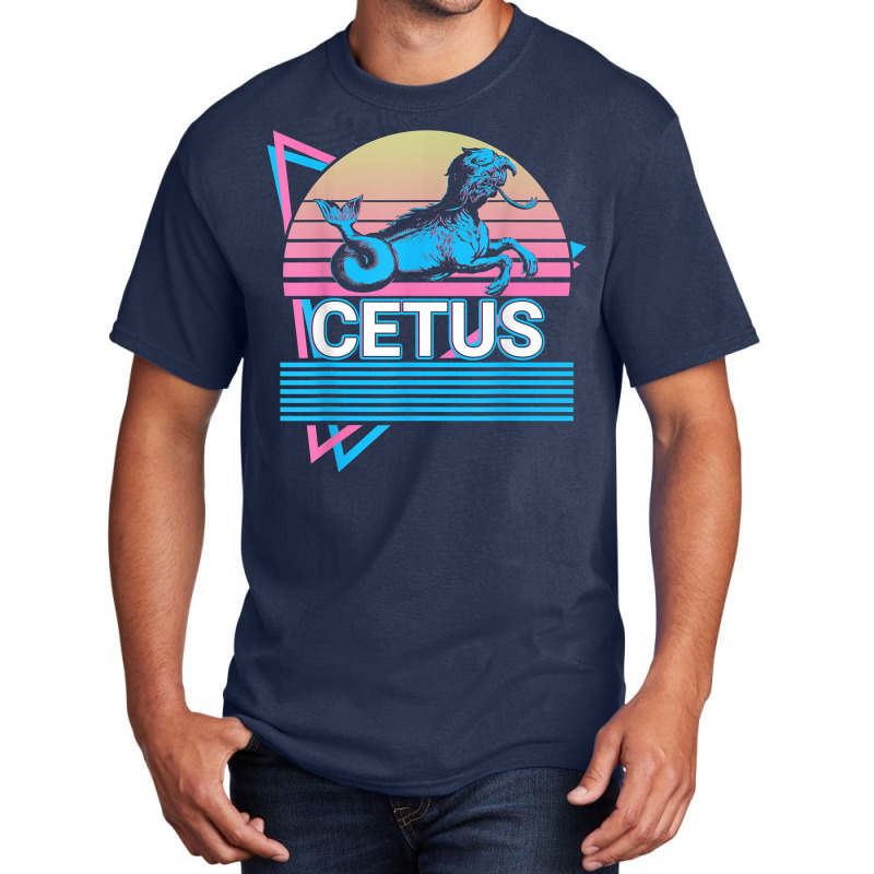 Cetus Sea Monster Mythical Creature Greek Mythology Retro T Shirt Basic T-shirt by j83tytler | Artistshot