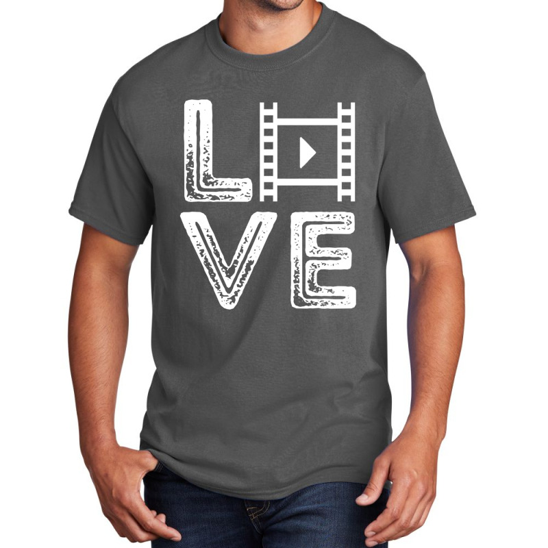 Filmmaker Love Film Producer Film Director Cameraman Basic T-shirt by SuzanneElaineSehorn | Artistshot