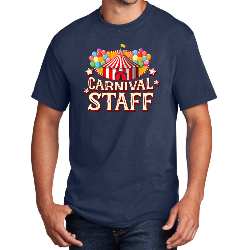 Carnival Staff Carnival Themed Birthday Party Event Outfit Basic T-shirt by HayleyArtist | Artistshot