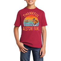 Alston Family Funny Thanksgiving Reunion Party T Shirt Basic Youth T-shirt | Artistshot