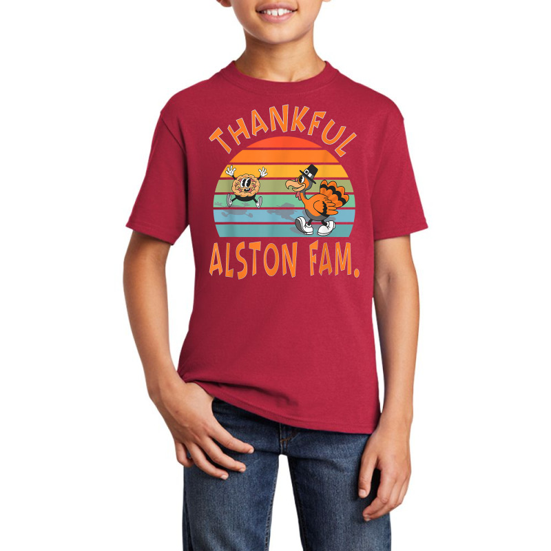 Alston Family Funny Thanksgiving Reunion Party T Shirt Basic Youth T-shirt by j83tytler | Artistshot