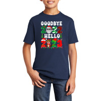 Goodbye 2022 Hello 2023 Merry Christmas Happy New Year 2023 Basic Youth T-shirt | Artistshot