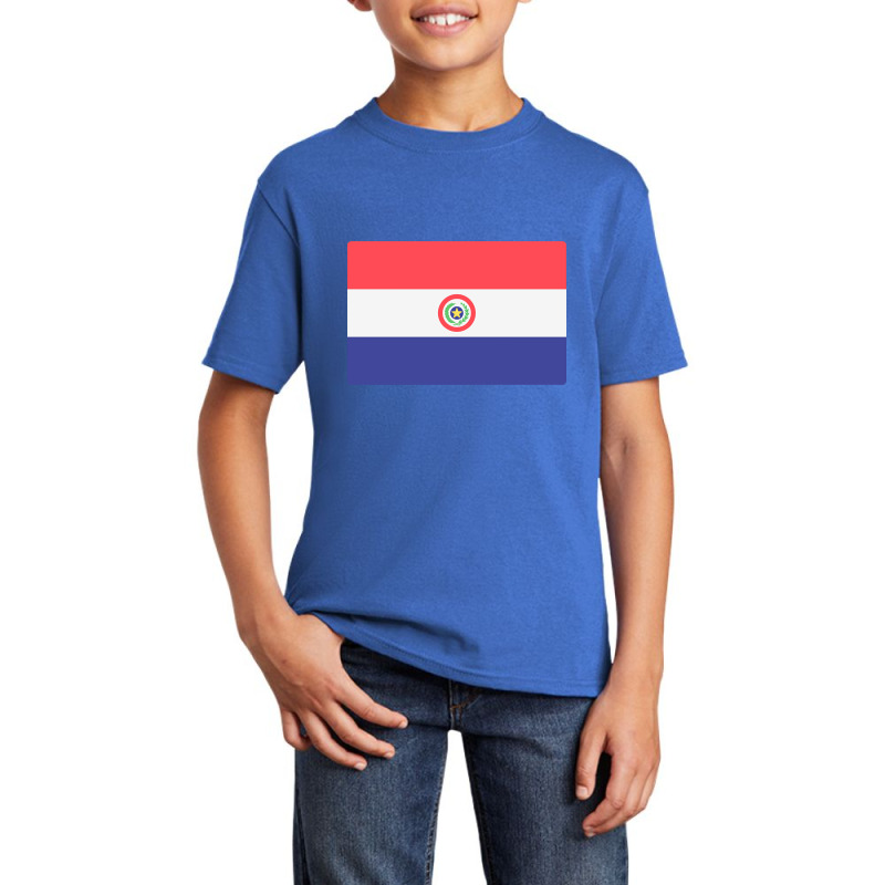 Flag Of Paraguay Basic Youth T-shirt by Pannell Quintero | Artistshot