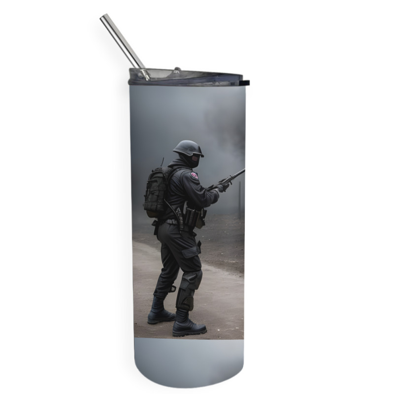 Last Soldier Skinny Tumbler | Artistshot