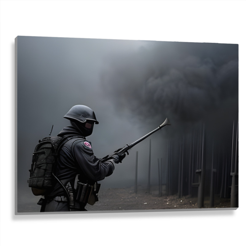 Last Soldier Metal Print Horizontal | Artistshot