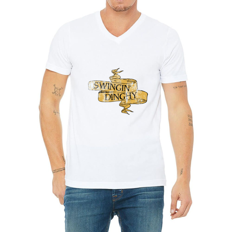 Swingin' Dinghy From Hail Caesar,  Hail Caesar V-neck Tee | Artistshot