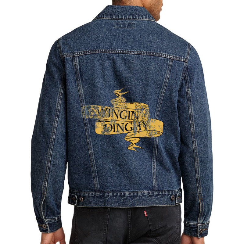 Swingin' Dinghy From Hail Caesar,  Hail Caesar Men Denim Jacket | Artistshot