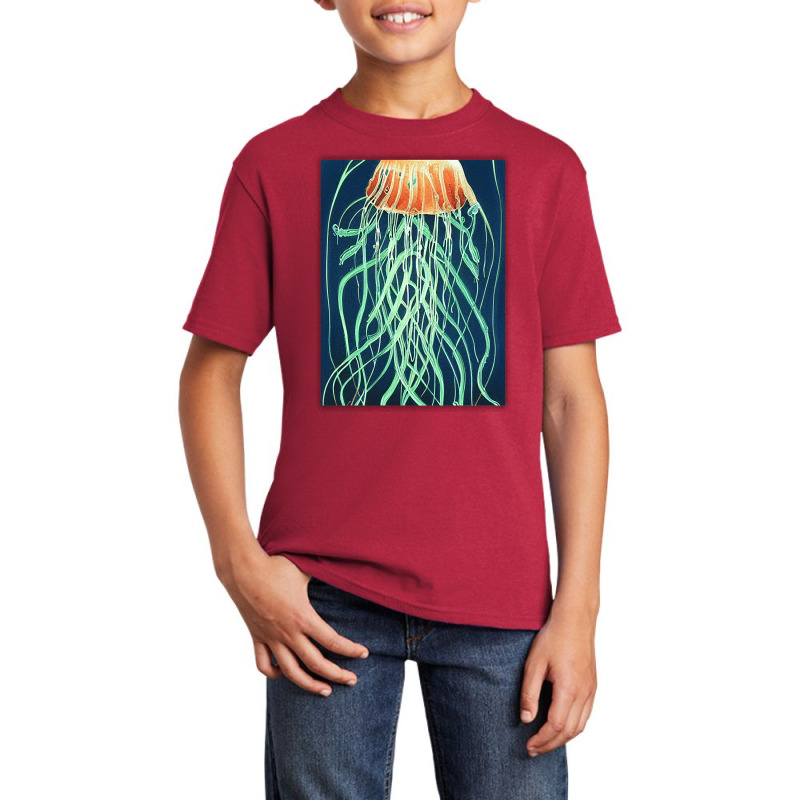 Jellyfish Artwork Ocean Basic Youth T-shirt | Artistshot