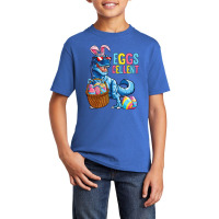 Easter Dinosaur Bunny T Rex Boys Girls Kids Eggs Cellent Basic Youth T-shirt | Artistshot