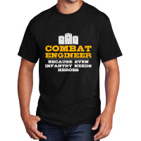 Combat Engineer  Engineer Gifts  Army Engineering Basic T-shirt | Artistshot