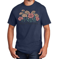 Bans Off Our Bodies Vintage Carnation Flowers Feminist You Basic T-shirt | Artistshot