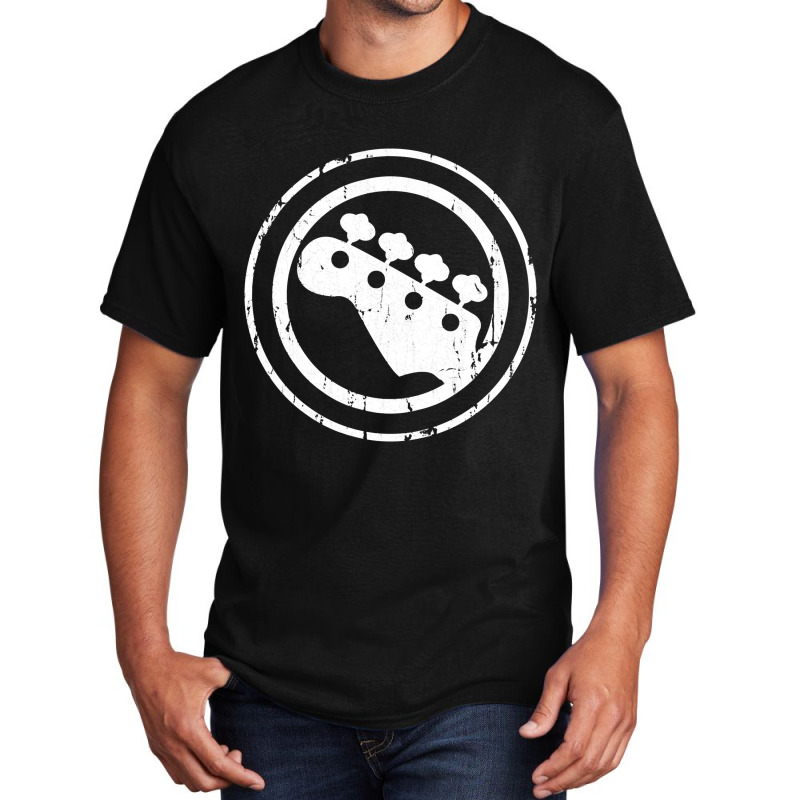 Bass Player Gift Vintage Bass Guitar Bassist Gift Pullover Basic T-shirt | Artistshot