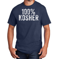 Funny 100 Kosher Chanukah Gift Basic T-shirt | Artistshot