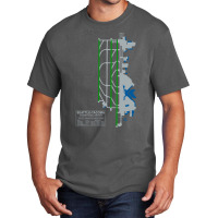 Trending Sea Seatac Seattle Airport Art Basic T-shirt | Artistshot