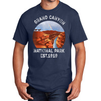 Grand Canyon National Park Arizona Vintage Retro 70s 80 Basic T-shirt | Artistshot