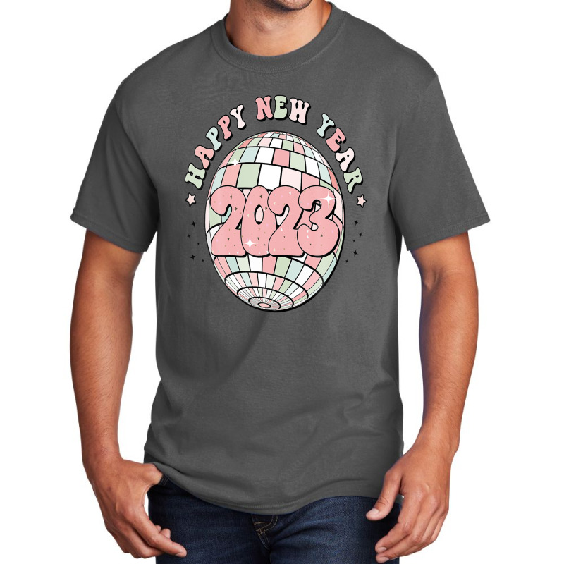 Happy New Year Party Family Celebration Goodbye Christmas Basic T-shirt | Artistshot