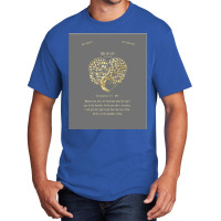 Christian Bible Verse Tree Of Life Revelation 27 2 Basic T-shirt | Artistshot