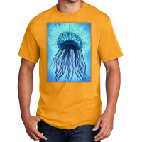 Jellyfish Artwork Marine Basic T-shirt | Artistshot