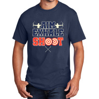 Archer Aim Exhale Shoot Bow And Arrow Archery Basic T-shirt | Artistshot