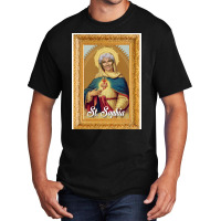 St Sophia Poster Basic T-shirt | Artistshot