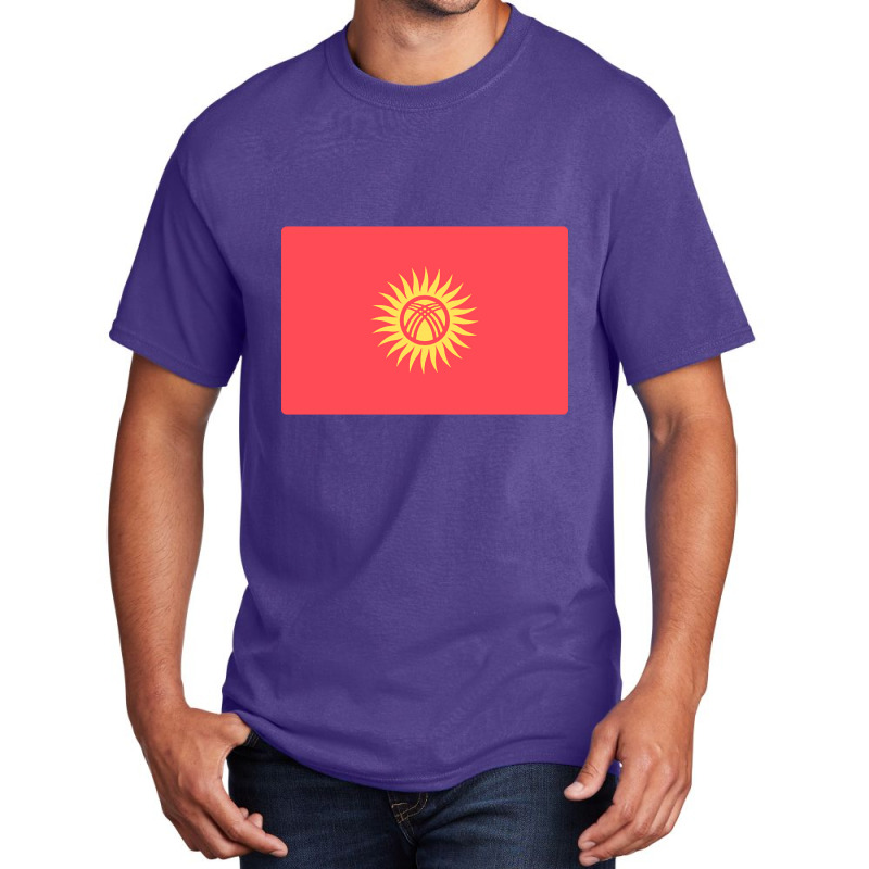 Awesome Kyrgyzstan Flag Basic T-shirt | Artistshot