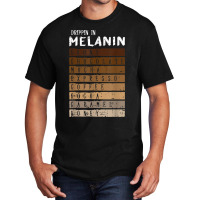 Drippin Melanin Black Lives Matter Pride Proud African Gifts Basic T-shirt | Artistshot