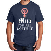 Womens Latinx Latina Empowerment Brave Strong Latina Power Feminist Basic T-shirt | Artistshot