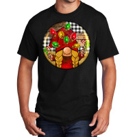 Christmas Gnome Basic T-shirt | Artistshot